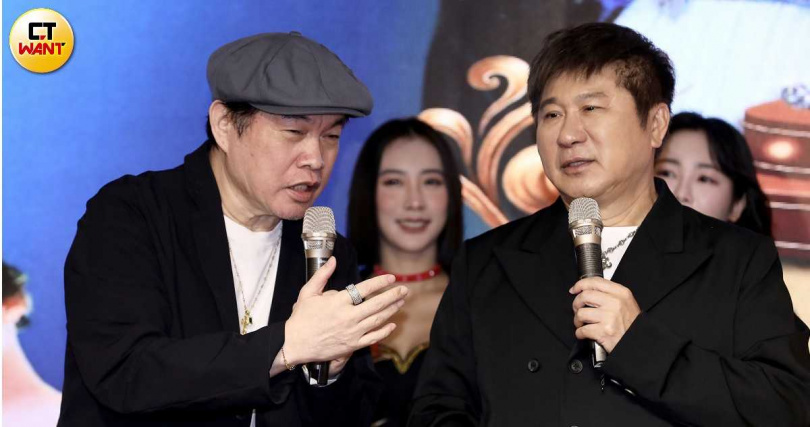 胡瓜(右)坦言已多年和陳盈潔未聯絡。(圖/侯世駿攝)