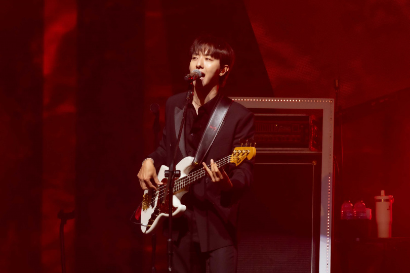 李正信向粉絲告白,「今天明天能在這裡唱讓我覺得很幸福」。(圖/和協整合行銷提供)