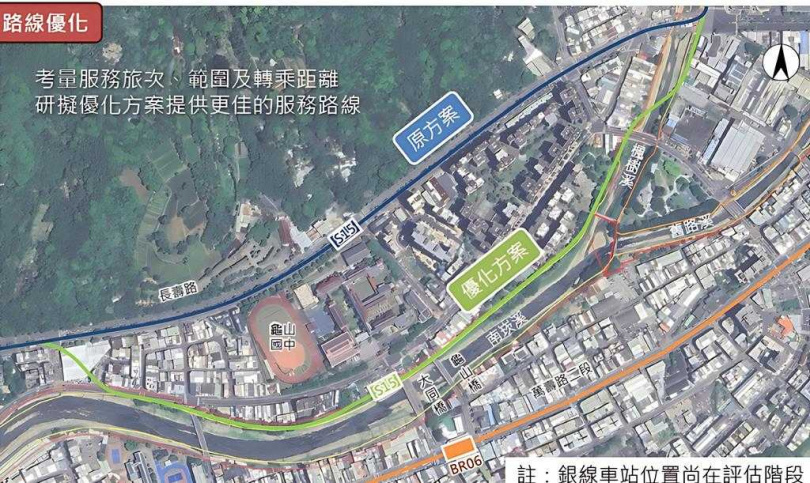 銀線優化增進與棕線轉乘。（圖／捷運工程局提供）