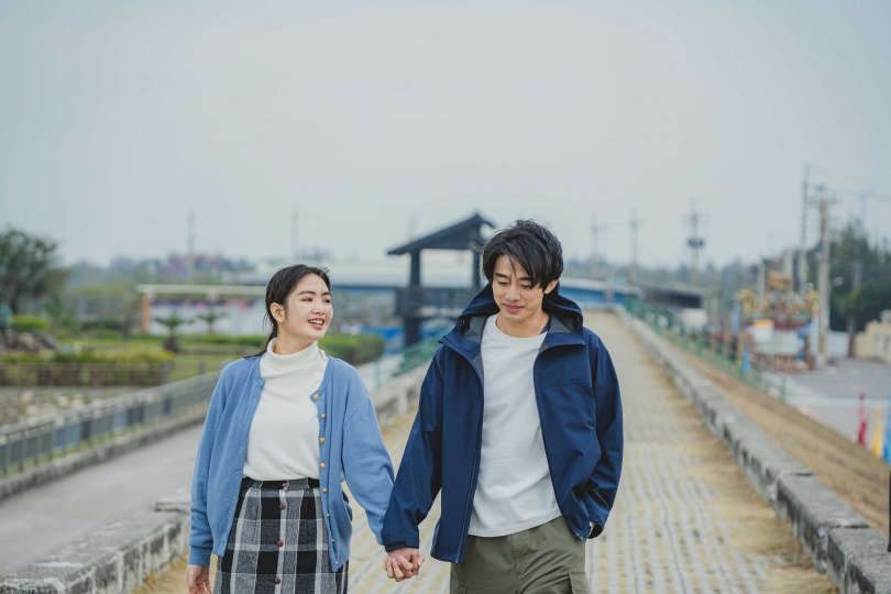 初孟軒與雷嘉汭拍《詭鄉》首度升格戀人大談戀愛。（圖／一群獨角鯨娛樂提供）