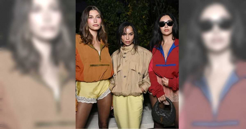 聖羅蘭2026年春夏女裝秀的合照，最右側的Ros&eacute;（朴彩英）在雜誌《ELLE》英國版的官方Instagram上被裁掉。（圖／翻攝自Instagram／elleuk）