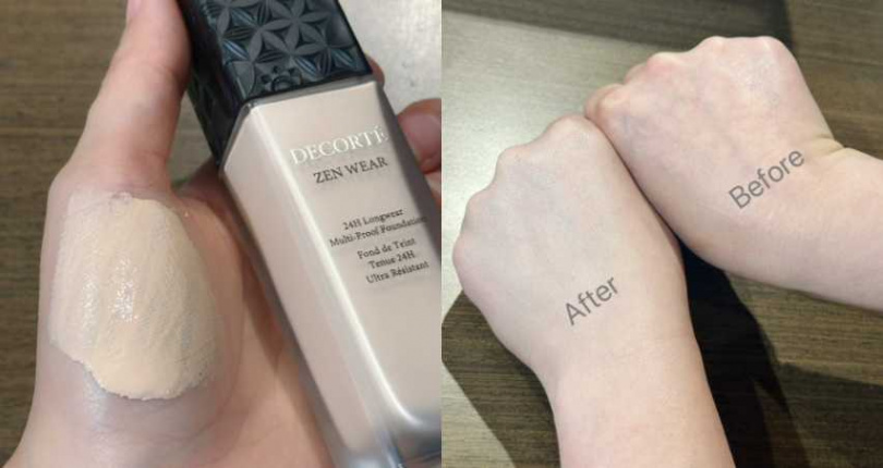 黛珂 禪 微霧光持久粉底液 SPF25 PA++ 30mL／1,800元（圖／廖怡婷 攝）