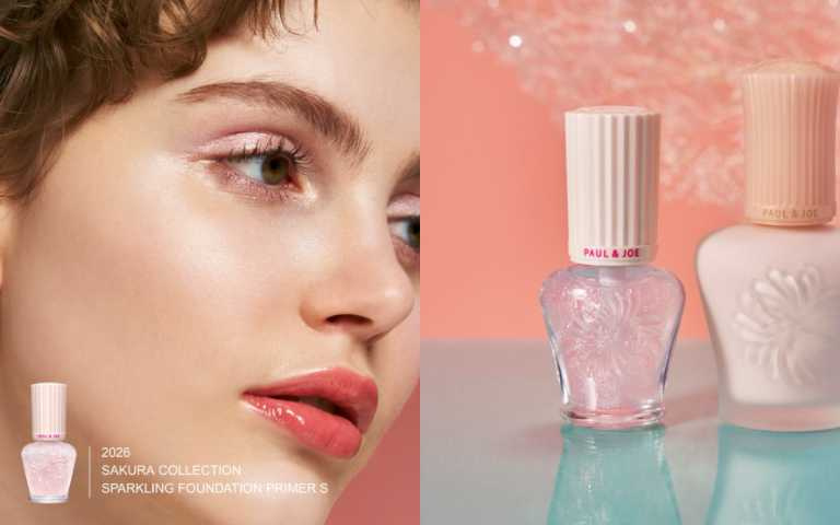 PAUL & JOE 粉紅櫻花珍珠光隔離乳／700元（圖／取自 paulandjoe_beaute IG）