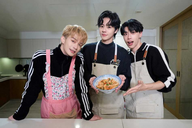 佳辰、文廷和子翔的料理獲得勝利。（圖／索尼音樂提供）