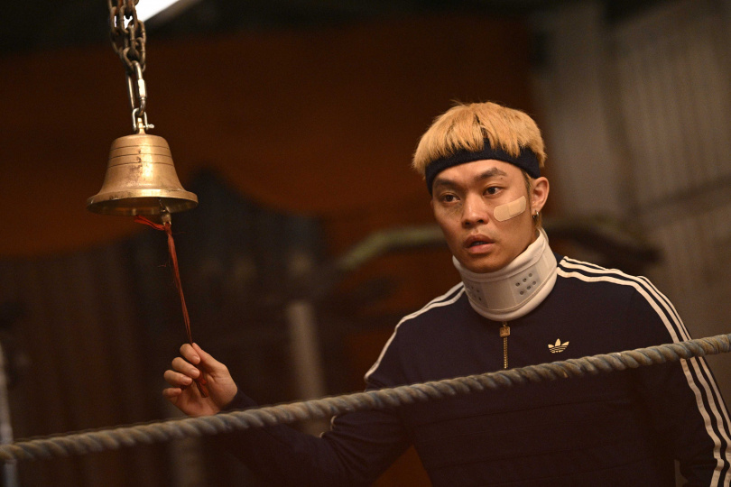 胡子彤扮演連敗38場,古天樂的徒弟。(圖/華映娛樂提供)