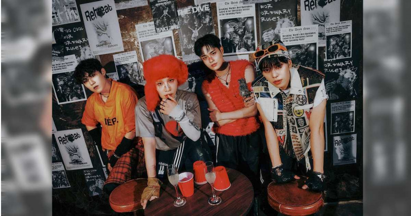 AB6IX於TICC台北國際會議中心開唱，田雄、金東賢、朴佑鎭與李大輝異口同聲向所有ABNEW發出邀請。（圖／亞士傳媒、亞太娛樂提供）