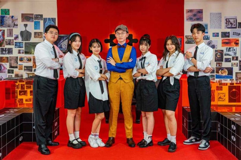 視網膜領軍推理實境綜藝《成仁高中偵探社》解密暗黑校園,入圍2025 AACA亞洲影藝創意大獎最佳遊戲或益智節目。(圖/公視)