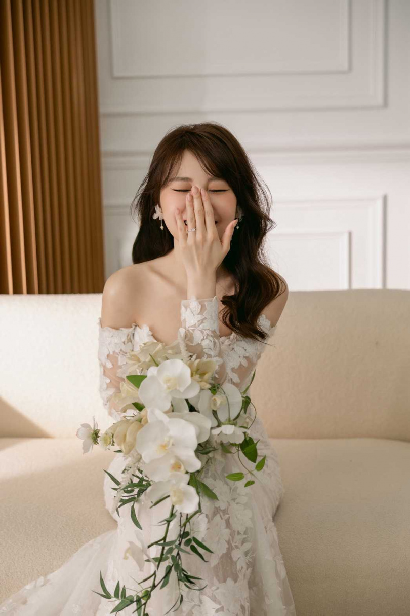 林佩潔對生子順其自然。(圖/中天新聞提供)