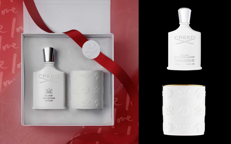 凡購買銀色山泉100ml+CREED香氛蠟燭220g,可享新春優惠價13,800元。(圖/品牌提供)
