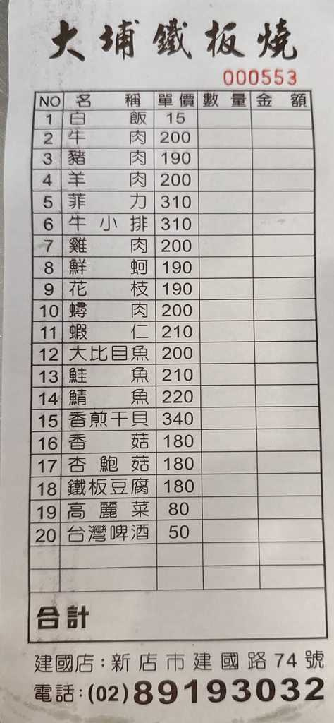 網友指出部分鐵板燒店外招牌未標示餐點價格,需進店查看菜單。(圖/翻攝自PTT)