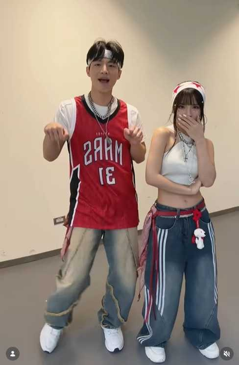 俐蓁與Cooper日前合拍影片,互動可愛。(圖/翻攝自Cooper IG)