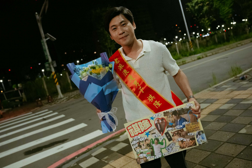 黃迪揚認為《我爸我媽,有時候還有阿嬤》的演出,是他拍戲以來最大挑戰。(圖/一諾影視提供)
