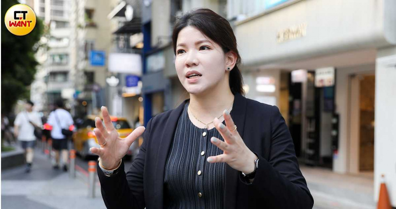 東家國際地產董事長劉芯怡觀察，中山站相較北市其他商圈出現特有「疊價搶店面、密集開分店」2大現象。（圖／侯世駿攝）