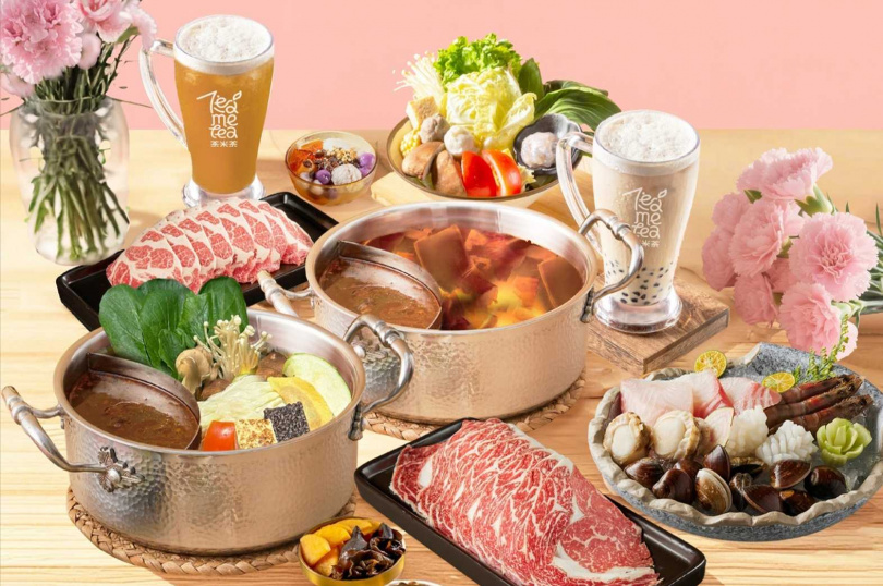 呷哺呷哺「尊享雙人海陸套餐」。(圖/呷哺集團提供)