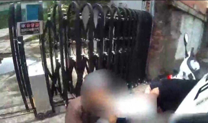 彰化縣警察局展示打詐成果。(圖/翻攝畫面)