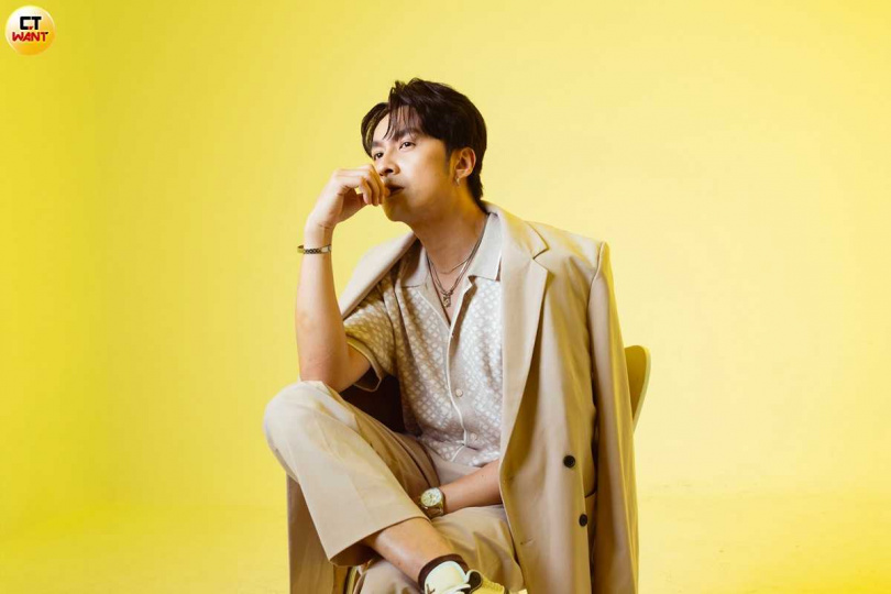 工作之餘，張雁名一肩扛起家務，每週六更是獨自帶娃，是老婆的神隊友。（圖／楊澍攝）