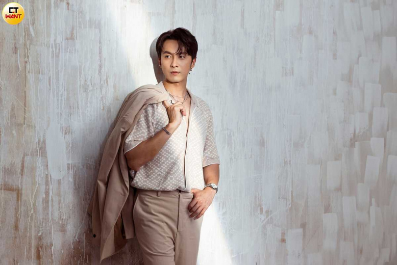 談及教養理念，張雁名認為「黑臉白臉」無法教育孩子，夫妻應該立場一致。（圖／楊澍攝）