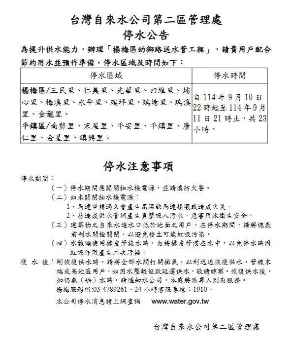 （圖／台灣自來水股份有限公司第二區管理處提供）