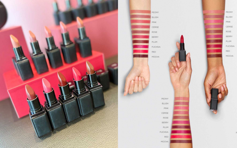 從裸米色到經典正紅共10款色選,橫跨日常與派對情境,輕鬆駕馭不同風格。(圖/吳雅鈴攝、品牌提供)
