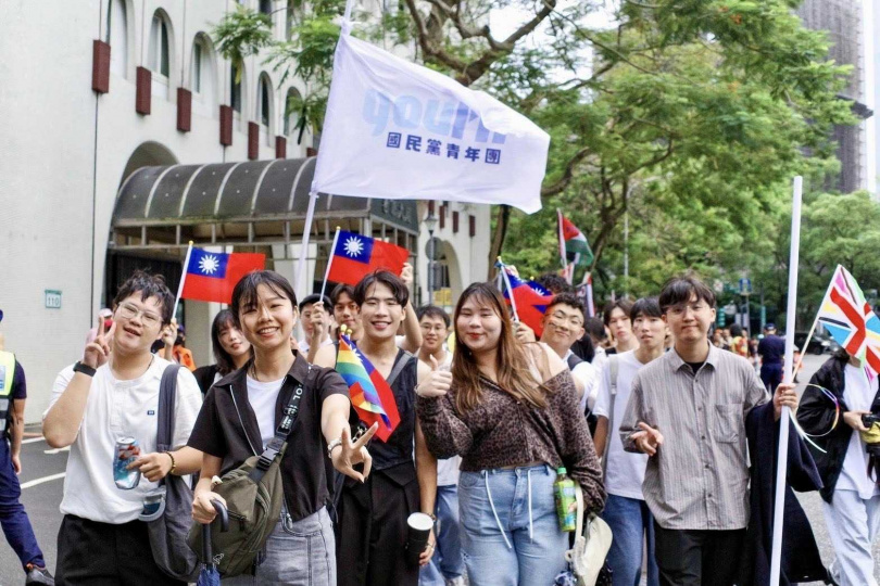 國民黨青年團第八度參與遊行,承諾持續關注性別平權與對多元價值的支持。(圖/翻攝自國民黨青年團臉書)
