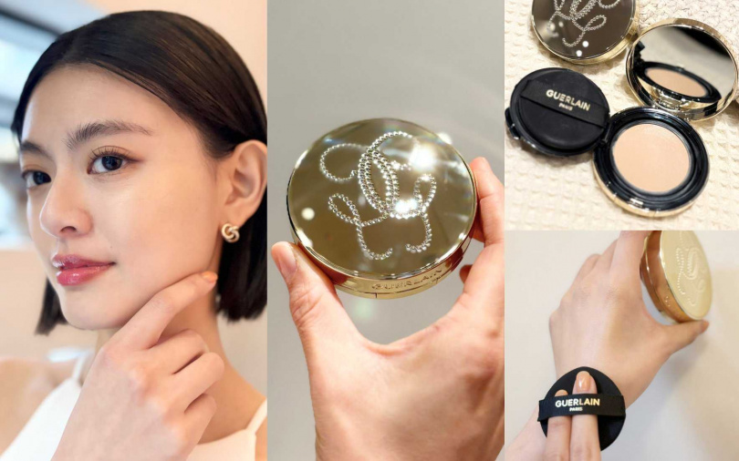 嬌蘭24K純金光透精華氣墊粉餅／3,150元（圖／吳雅鈴攝）