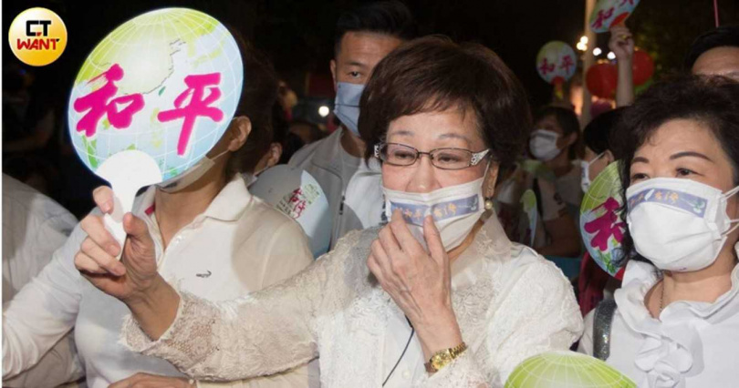 前副總統呂秀蓮（圖）認同民眾黨立委李貞秀就任立委的資格。（圖／CTWant攝影組）