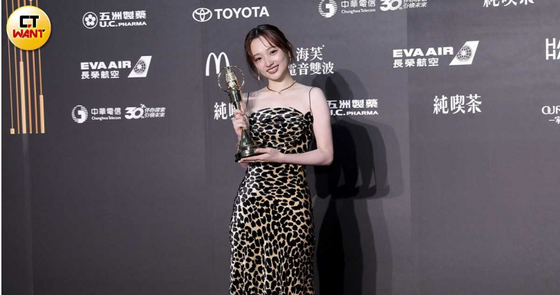 蔡喬菲以《如果我不曾見過太陽》奪下戲劇節目最具潛力新人獎。(圖/本刊攝影組)