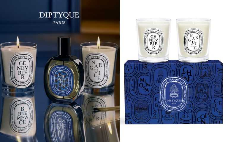 DIPTYQUE 2025限量蠟燭禮盒70gx2/3,000元。（圖／品牌提供）