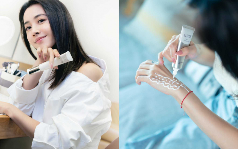 Jolin愛不釋手的小金管，她不只拿來擦臉，也不忘一起呵護手部肌膚。（圖／品牌提供）