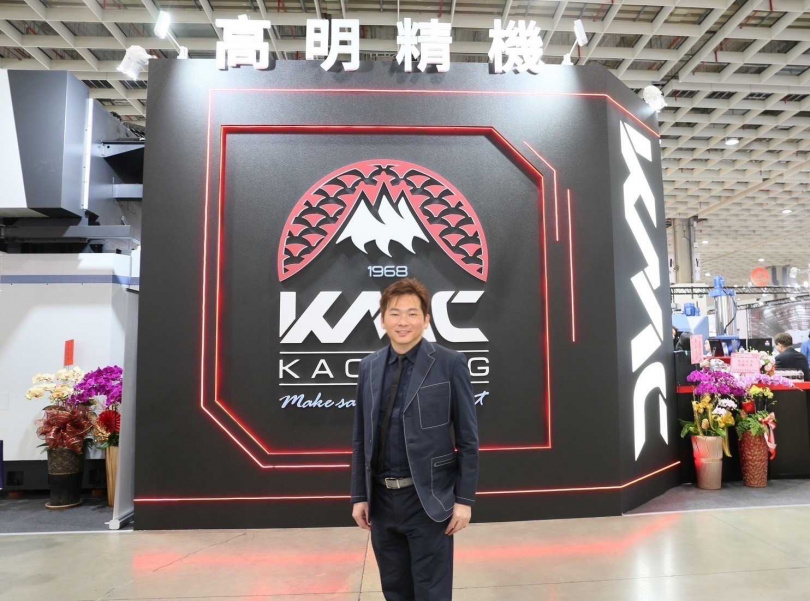 張市育接下CMD理事長,上月參加台北國際工具機展。(圖/伊林娛樂提供)