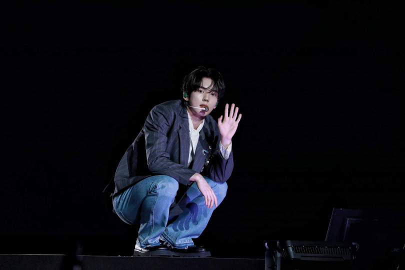 韓維辰今日下午綵排傳出身體不適未露面，不過表演時仍按原定計畫出現。（圖／讀者提供）