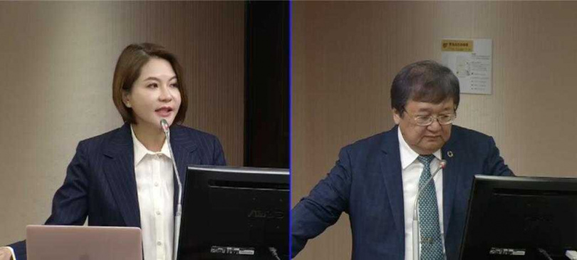 藍營立委陳菁徽質疑，全台醫事名單就在衛福部，開罰採血人員資格違法，沒道理還要等教育部調查。（圖／鄭郁蓁攝）