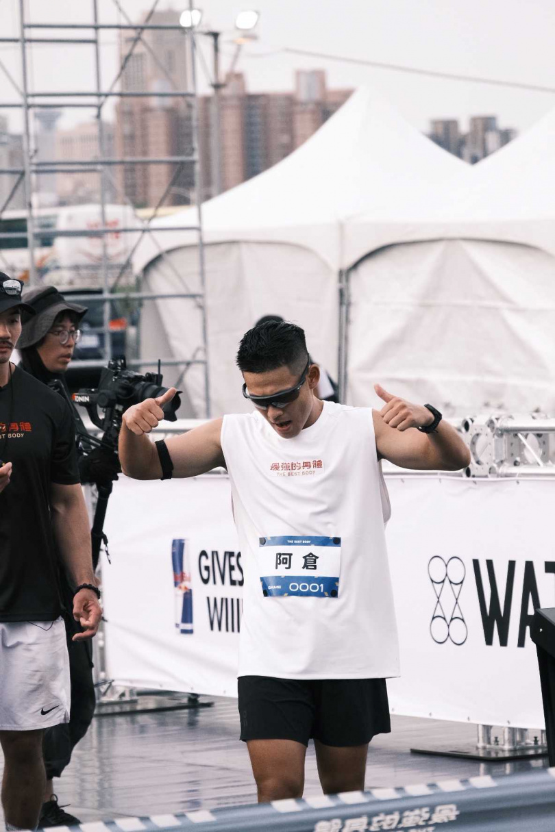 阿倉參加《最強的身體》迎戰高強度間歇運動。（圖／宇宙信號提供）