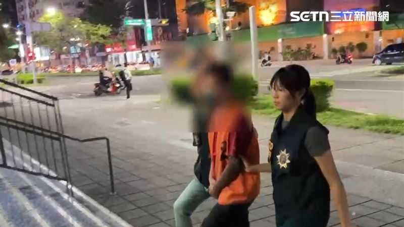 江女22日晚間於新竹縣遭逮捕。（圖／三立新聞網提供）