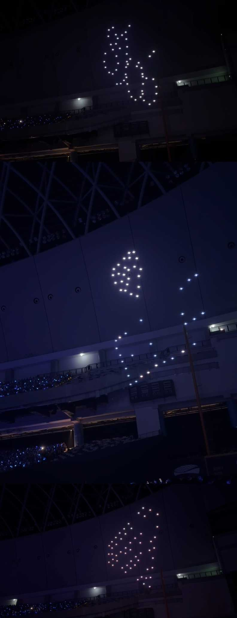 台灣E.L.F.為了替SJ應援,出道60台無人機、10台專業攝影機。(圖/讀者提供)