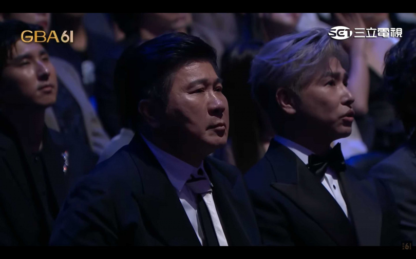 胡瓜的神情凝重。(圖/翻攝自youtube/金鐘獎 Golden Bell Awards)