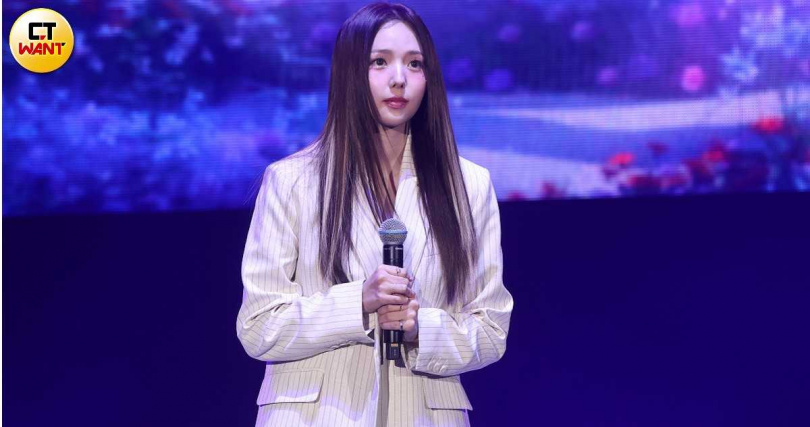 蔡秀彬今在台舉辦見面會，她演唱《逆賊：偷百姓的盜賊》OST〈That's love〉開場。（圖／焦正德攝）