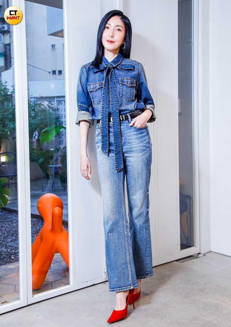 楊謹華無法容忍酸民攻擊家人與長相。（圖／趙文彬攝）