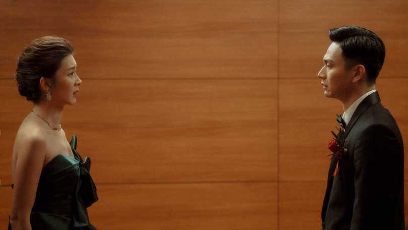 余香凝（左）在《雙囍》中成為支撐劉冠廷（右）的重要力量。（圖／水花電影提供）