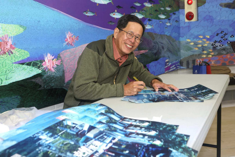 劉克襄出席特映會。（圖／公視提供）