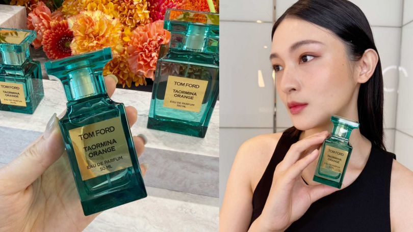 TOM FORD私人調香系列橙光陶爾米納10ml/3,350元、30ml/6,600元、50ml/10,150元、100ml/13,800元。(圖/tinfgting攝)