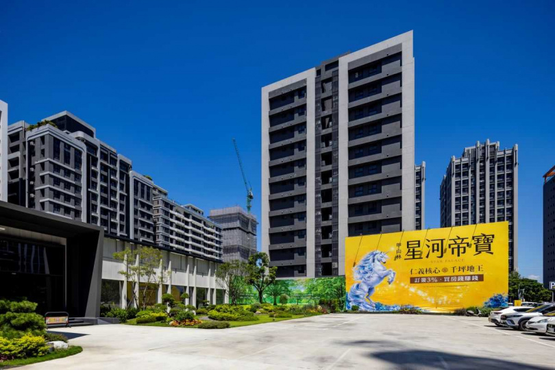 三重仁義重劃區中有多個新建案正在銷售，其中又以「甲山林星河帝寶」討論度最高，原因在於建商推出「全室精裝修」和「品質稽查員」，讓購屋人有感讓利。（圖／業者提供）