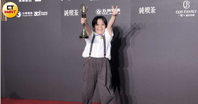 迷你劇集(電視電影)最具潛力新人獎得主龍步晞。(圖/本刊攝影組)