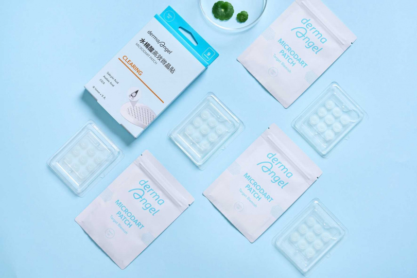 用貼的把頑固痘痘除治！選擇微晶貼直接將成分注入痘痘核心，深層滲透！DermaAngel護妍天使水楊酸高效微晶貼10片／299元（圖／品牌提供）