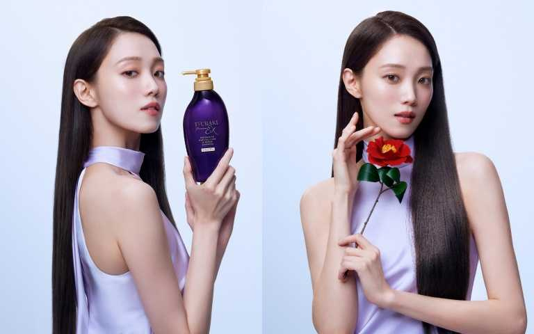 李聖經代言TSUBAKI，擁有超美背和健康的秀髮，絕對是最強髮品和身體保養的代言人！（圖／品牌提供）