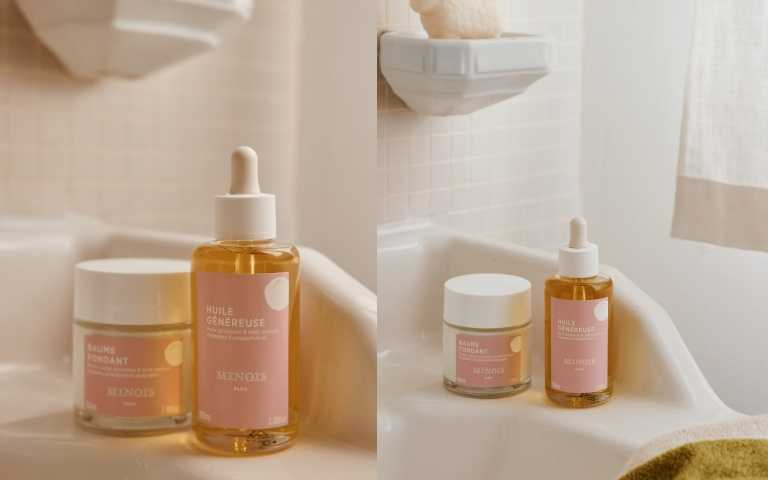 Minois媽媽撫紋油100ml／1,500元；媽媽撫紋霜100ml／1,500元（圖／品牌提供）