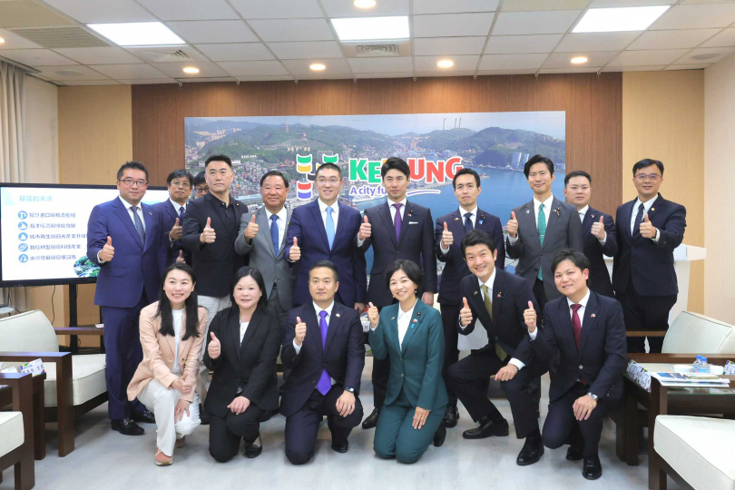 臺日青年齊聚一堂交流經驗，象徵未來城市外交與青年合作的無限可能。（圖片提供／基隆市政府）