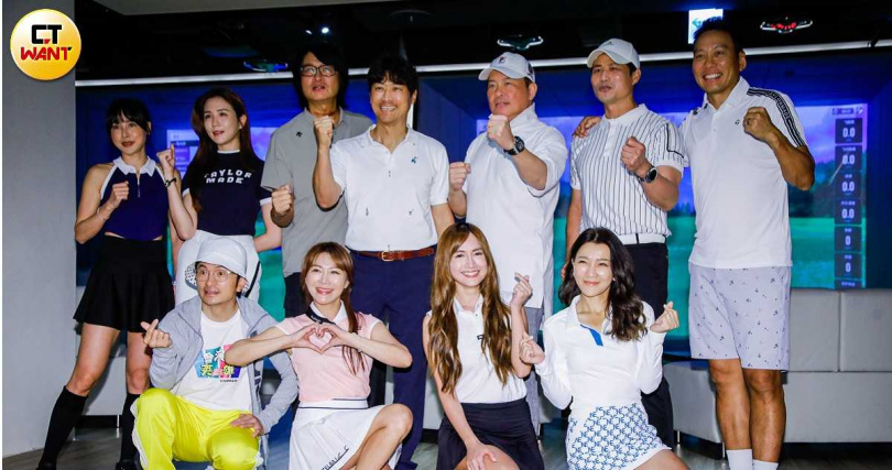 曾國城、游鴻明、佩甄等人一同出席活動。（圖／趙文彬攝）