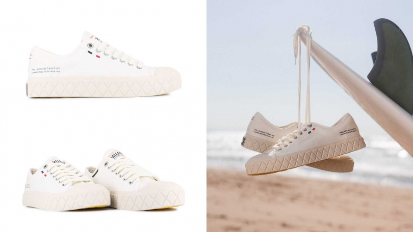 PALLADIUM PALLA ACE CVS ORG帆布鬆餅鞋／1,980元（圖／品牌提供）