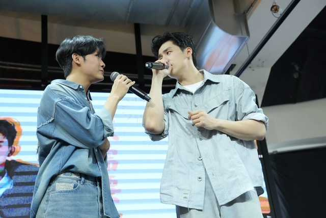 葛兆恩與紀成澔特別互選對方的歌曲合唱。（圖/三立）